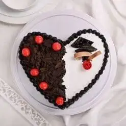 Alternative view of Delicious Creamy Black Forest Vanilla Cake