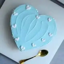 Alternative view of Heart Shape Pineapple Cake For Mom