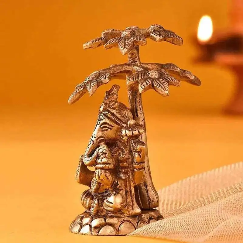 Ganesha Under Tree Idol - Image 2