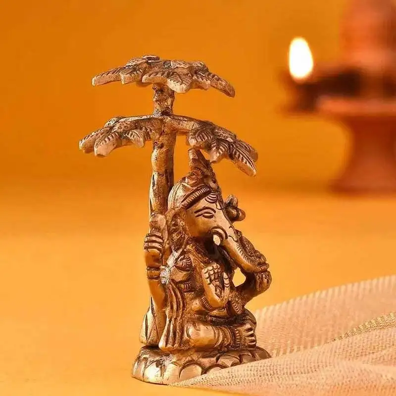 Ganesha Under Tree Idol - Image 3