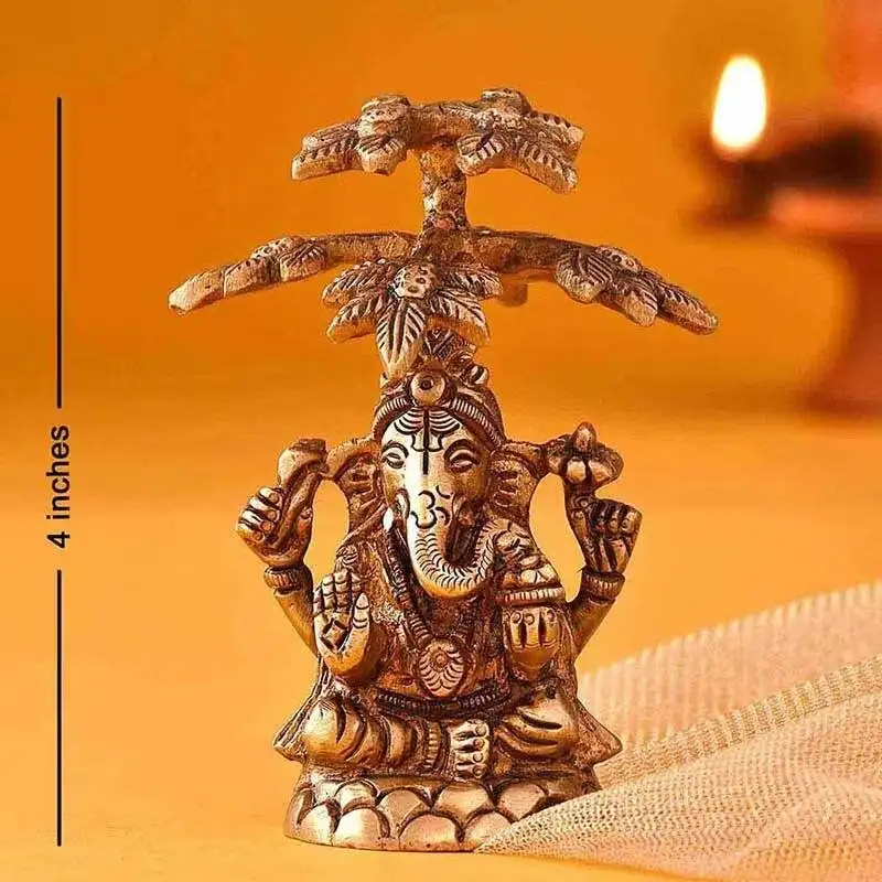 Ganesha Under Tree Idol - Image 5