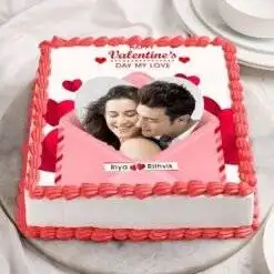 Valentine's Day Photo Cake - Image 3