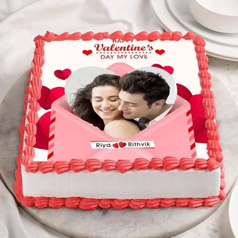 Valentine's Day Photo Cake - Image 3