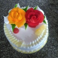 Decorated with roses