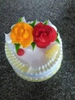 Decorated with roses