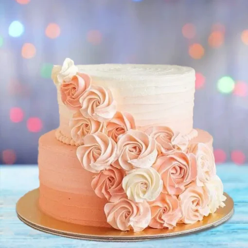 Blooming Love Rose Day Cake