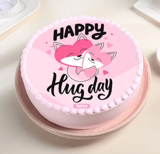 Strawberry Hug Bliss Cake