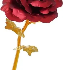 24K Golden Touch Red Rose4