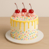 Cherry Confetti Delight Cake