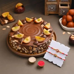 Gulab Jamun Cake Rakhi Combo