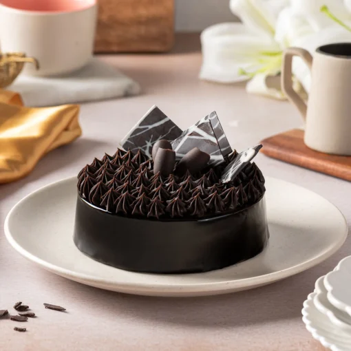 Eggless Chocolate Truffle Cake