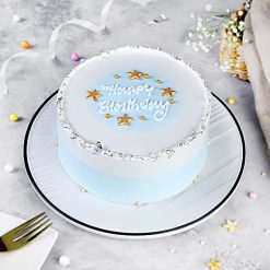 Vanilla Cream Cake Birthday Dream Delight