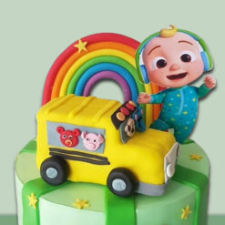Fresh-Baked Fun Animated Character Birthday Cake