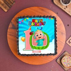 Animated Fun Cake Celebrate with Cocomelon Theme