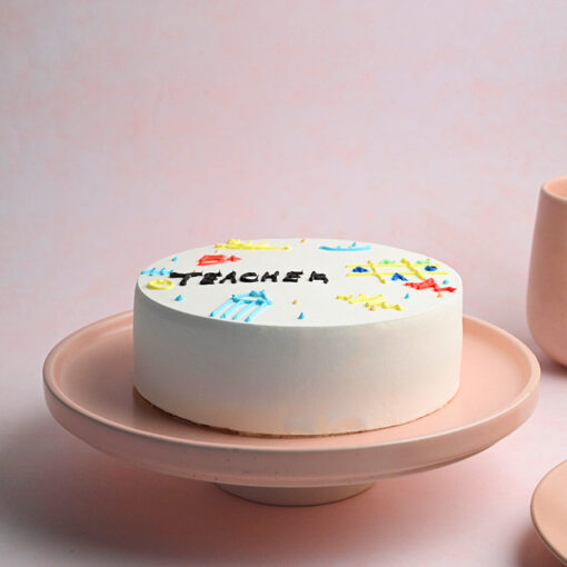 Heart-Shaped Celebration Cake for Teachers Day - Image 3