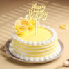 yellow roses happy birthday cake 9740900ca A