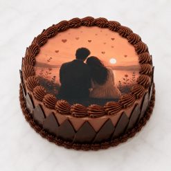Chocolate Photo Celebration Cake