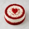 Heart Topped Red Velvet Cake