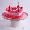 Blushing beauty Barbie heart cake for girls birthday