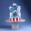 Captain America Avengers theme cake for kids birthday