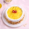 Fresh pineapple whipped cream cake