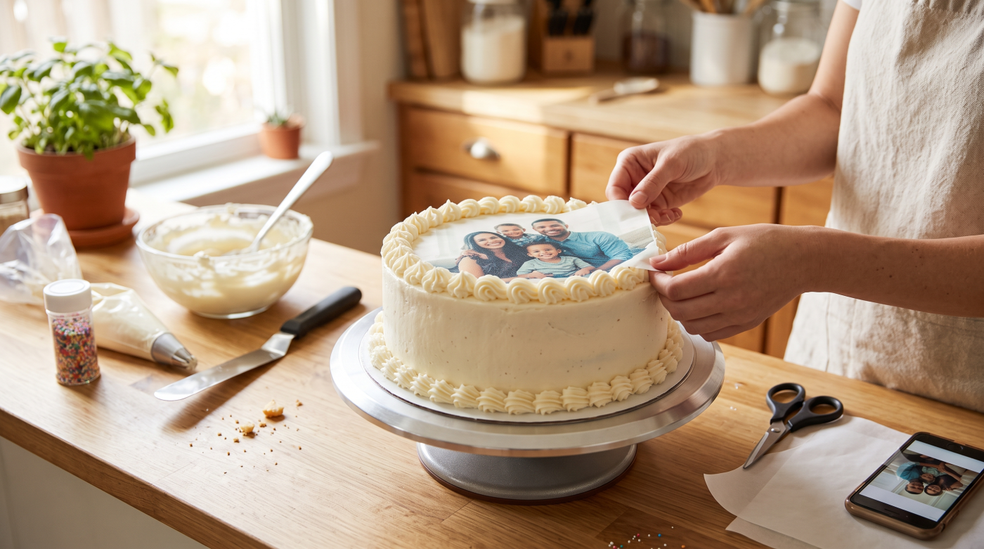 How to Make a Photo Cake at Home