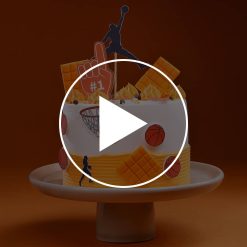 Slam Dunk Basketball Cake Alternate
