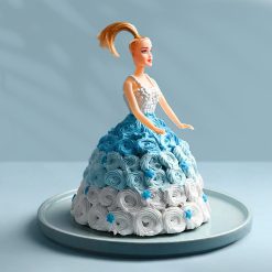 Barbie princess cake side view