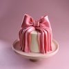Blushing Bride Pink Bow Cake main view
