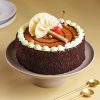 Choco caramel butterscotch cake detail