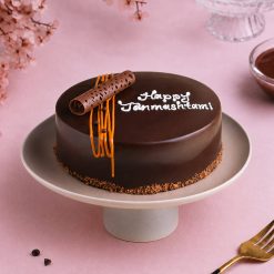Divine Krishna chocolate truffle Janmashtami cake