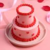 heart swirls two tiered bento cake bento5800flav A 0 1