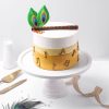 Krishna flute chocolate mini Janmashtami cake