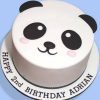 sq cute panda fondant cake bg them2119flav B 0