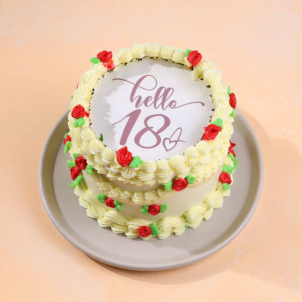 Goodbye Seventeen Fire Cake detail view