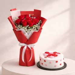 Ten Rose Black Forest Surprise
